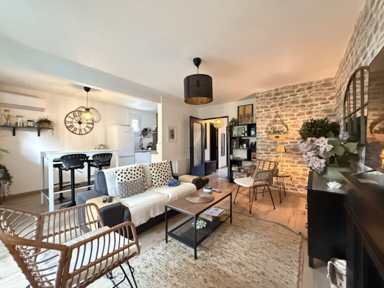 T3 traversant entièrement rénové avec double terrasse et garage   Amélie-les-Bains