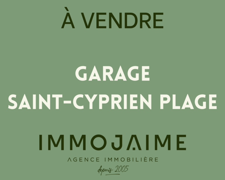 A VENDRE - GARAGE - SAINT-CYPRIEN PLAGE